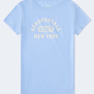 Aeropostale 1987 Graphic Tee - Atlantic Deep