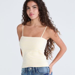 Seriously Soft Striped Everyday Tube Top - Gold Tensel
