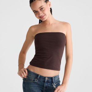 Seriously Soft Everyday Tube Top - Jaspe Muted Ebony