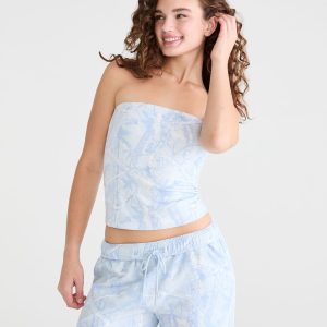 Seriously Soft Forest Camo Everyday Tube Top - Cream