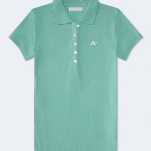 A87 Piqué Polo - Hedge Green