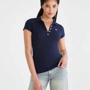 A87 Piqué Polo - Classic Navy