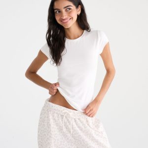 Buttery Soft Crew Tee - Cream