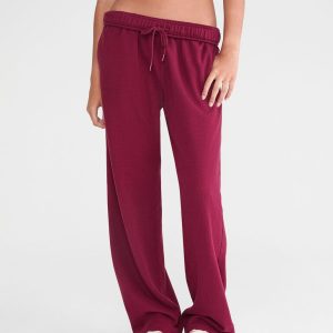 Cloud Soft Mid-Rise Straight Leg Sweatpants - Classic Auburn