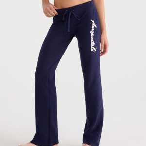 Aeropostale Rhinestone Fit & Flare Sweatpants - Midnight Sky