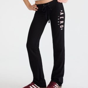Aero 1987 Fit & Flare Sweatpants - Black Fox