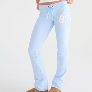 Aeropostale 87 Fit & Flare Sweatpants - Dreamy Blue