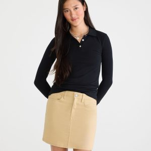 Long Sleeve Uniform Piqué Polo - Black Fox