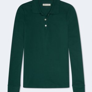 Long Sleeve Uniform Piqué Polo - Emerald Pool