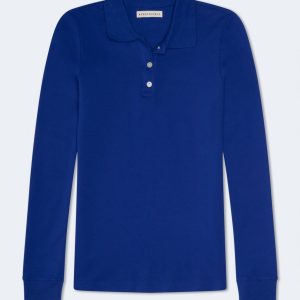 Long Sleeve Uniform Piqué Polo - Honorable Blue