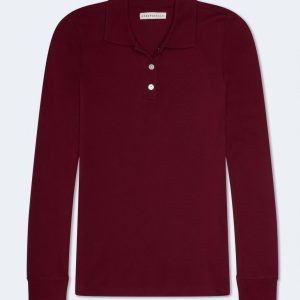 Long Sleeve Uniform Piqué Polo - Classic Auburn