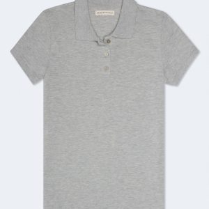 Uniform Piqué Polo - Light Heather Grey