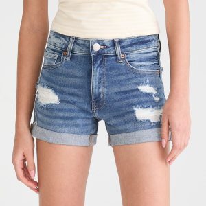 HR MED DBL DSTY MIDI - Medium Wash