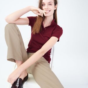 Curvy Twill Uniform Pants - Summer Tan
