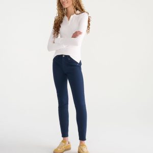 Seriously Stretchy High-Rise Uniform Jegging - Navy Prep