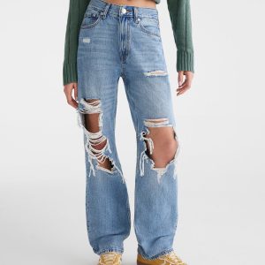 High-Rise Baggy Jean - Medium Wash