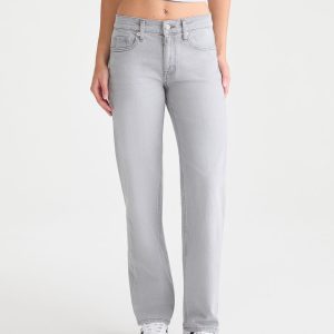 Low-Rise Baggy Jean - Grey Wash