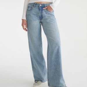 High-Waisted Baggy Wide Leg Jean - Medium Wash