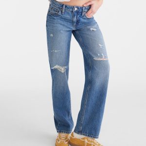 Low-Rise Baggy Jean - Dark Wash