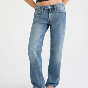 Low-Rise Baggy Jean - Medium Wash