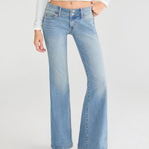 Super Low-Rise Flare Jean - Medium Wash