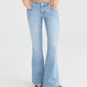 Low-Rise Flare Jean - Medium Wash