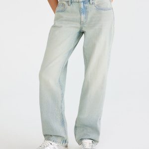 Low-Rise Baggy Jean - Light Wash