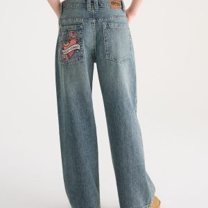 Déjà For Aero Low-Rise Super Baggy Gold Coast Jean - Medium Wash