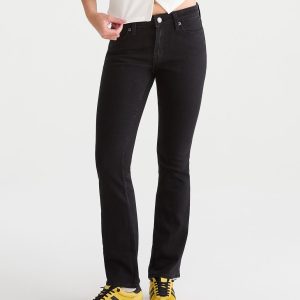 Mid-Rise Bootcut Jean - Black