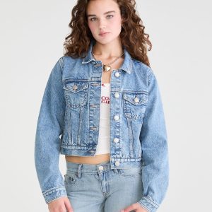 Classic Denim Trucker Jacket - Medium Wash
